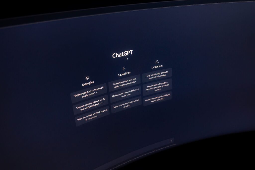 ChatGPTG home screen